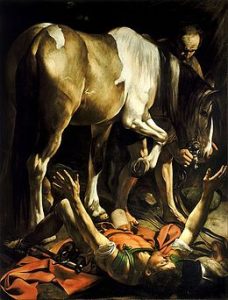 La conversione di San Paolo dipinta da Caravaggio