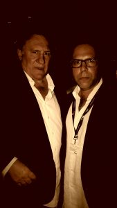 Lello Carvelli con Gerard Depardieu